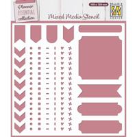 Nellie's Choice • sjabloon journal 16x16cm - thumbnail