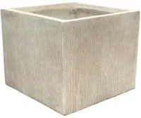 Mega Collections Plantenbak Kubus Nora - B34 x H30 cm - Desert - thumbnail