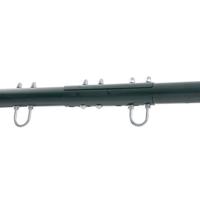 VidaXL Schommelframe voor buiten met 2 ophanghaken staal blauw - thumbnail