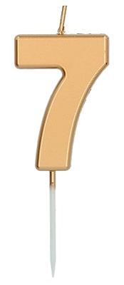 Cijferkaars &apos;7&apos; Goudkleurig 5cm
