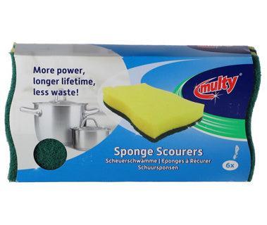 Multy Schuursponsen 11x6,5cm 6-pack