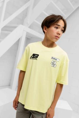 Black Bananas Cross T-Shirt Kids Geel - Maat 164 - Kleur: Geel | Soccerfanshop