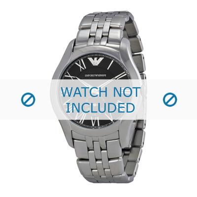 Armani Bandschakels AR1706 - Staal - (2 stuks) Armani Bandschakels AR1706 - Staal - (2 stuks)