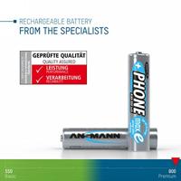 Ansmann DECT maxE HR03 Oplaadbare AAA batterij (potlood) NiMH 800 mAh 1.2 V 3 stuk(s) - thumbnail
