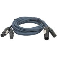 DAP FP-14 hybride kabel PowerCON True1 - 5p XLR 1.5 meter - thumbnail