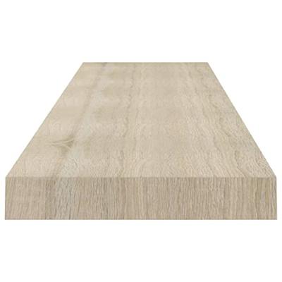 Wandschap zwevend 120x23,5x3,8 cm MDF eikenkleurig