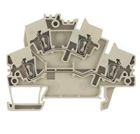 Weidmüller 1938340000 Klem 2-etages Spanveer Bruin, Donkerbeige 50 stuk(s) - thumbnail