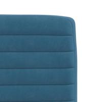 Eetkamerstoelen 4 st fluweel blauw - thumbnail
