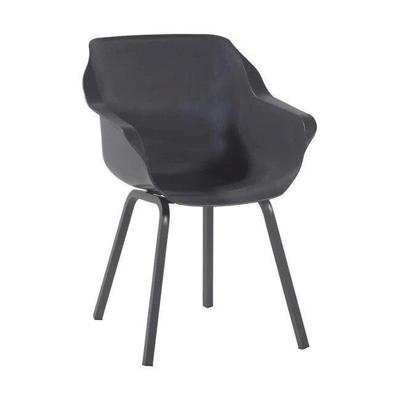 Hartman Tuinstoel 'Sophie' met armleuning, kleur Antraciet