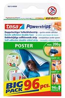tesa POWERSTRIPS® Poster Dubbelzijdig plakband Wit Inhoud: 96 stuk(s) - thumbnail