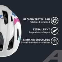 Olympic Sportswear Alpina sports kinderhelm pico pearlwhite butterflies 50-55 - thumbnail