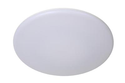 Lucide OLSON - Plafonnière Badkamer - Ø 35 cm - LED - CCT - 1x36W 3000K/6500K - IP44 - Opaal