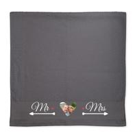 Handdoek bedrukken - Antraciet - thumbnail