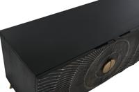 Tv-meubel Home ESPRIT Zwart Metaal Mangohout 160 x 40 x 50 cm - thumbnail