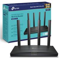 TP-Link WiFi 6 router, AX 1500 Mbps dual-band wifi-router, WiFi 6, 4 gigabit-poorten, 4 high-performance antennes, OneMesh, WPA3, ouderlijk toezicht, geïntegreerde antivirus (Archer AX18) - thumbnail