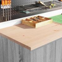 Garagekast 60x51x85 cm massief grenenhout grijs sonoma - thumbnail