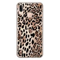 Huawei P20 Lite siliconen hoesje - Golden wildcat - thumbnail