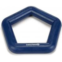 Rubber ring drijvend hondenspeeltje blauw 15 cm - thumbnail