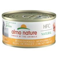 Almo Nature HFC Natural kippenborst natvoer kat (70 g) 24 x 70 g - thumbnail