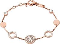 Fossil JF01739791 Armband Vintage Glitz staal rosekleurig 18-21,5 cm - thumbnail