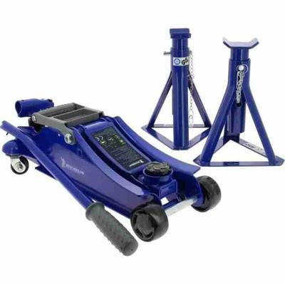 Hydraulische rolkrik - MICHELIN - 9558 - Hefvermogen: 1800 kg - Hefhoogte: 105 mm tot 350 mm.