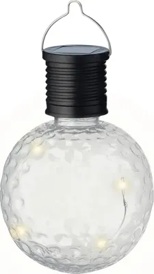Lumineo solar bolletje met fairylights - transparant