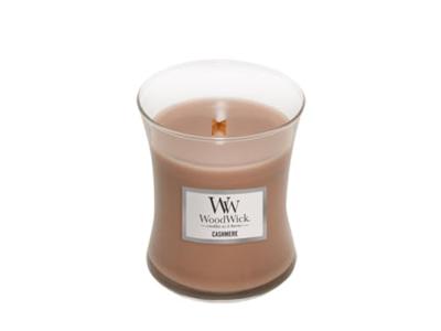 Geurkaars Cashmere Medium Candle Woodwick - Woodwick Geurkaars Cashmere Medium Candle Woodwick - Woodwick