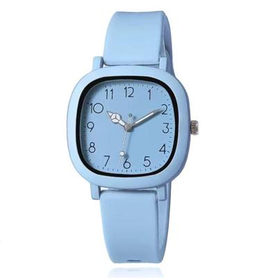 LGT Lichtblauw dameshorloge - pastel look met quartz uurwerk LGT Lichtblauw dameshorloge - pastel look met quartz uurwerk