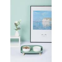 Voerbak voor honden MPETS Altitude 50 ml Roestvrij staal Dubbel - thumbnail