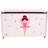 Houten speelgoeddoos - Ballerina Dancer - Fun House - H.40 X L.58 x D.36 cm - thumbnail