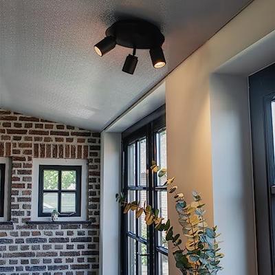 QAZQA Moderne badkamer spot zwart 3-lichts IP44 - Ducha