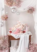 Taarttoppers Bloemen Mix Set (8 st) - thumbnail