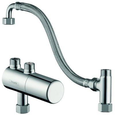 Hansgrohe Ecostat thermostaat onderbouw voor hoekstopkraan, chroom Hansgrohe Ecostat thermostaat onderbouw voor hoekstopkraan, chroom