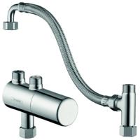 Hansgrohe Ecostat thermostaat onderbouw voor hoekstopkraan, chroom - thumbnail