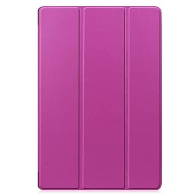 3-Vouw sleepcover hoes - Samsung Galaxy Tab S7 Plus / Tab S8 Plus - Paars 3-Vouw sleepcover hoes - Samsung Galaxy Tab S7 Plus / Tab S8 Plus - Paars