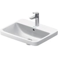 Duravit No.1 inbouwwastafel 55x43.5x17.5cm Hoogglans Wit 03555500272 - thumbnail