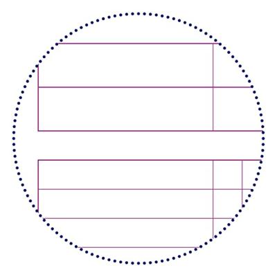 Clairefontaine 82123C Collegeblok Blauw DIN A4 Geruit Aantal paginas: 80