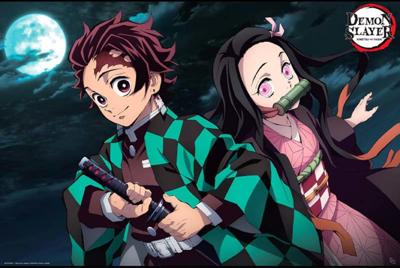 Poster Demon Slayer - Tanjiro & Nezuko 91,5x61cm Poster Demon Slayer - Tanjiro & Nezuko 91,5x61cm