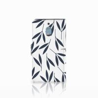 Nokia 2.1 (2018) Hoesje Leaves Blue - thumbnail
