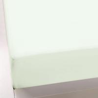 Bella Donna Bella Donna Hoeslaken Jersey Eenpersoons pastelgroen-0629 90/190-100/220 - thumbnail