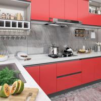 VidaXL Meubelfolies zelfklevend 2 st 500x90 cm pvc rood - thumbnail
