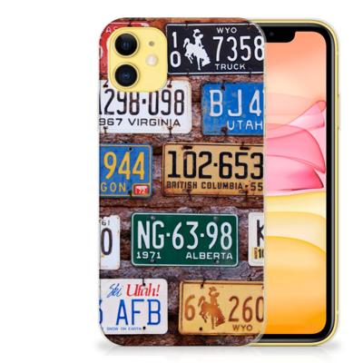 Apple iPhone 11 | Siliconen hoesje | met foto Kentekenplaten