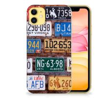 Apple iPhone 11 | Siliconen hoesje | met foto Kentekenplaten - thumbnail