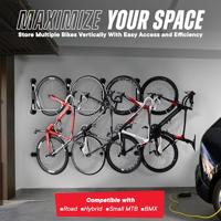 Steady Rack Classic Rack Racefiets of ATB Fiets ophangsysteem - thumbnail