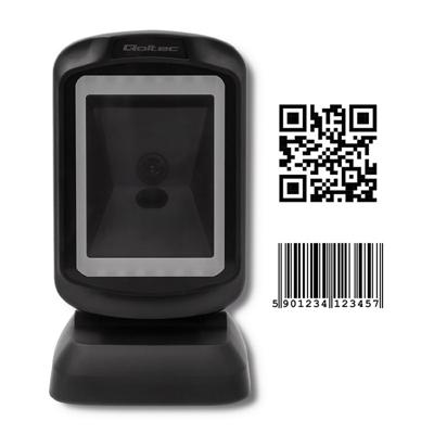 Qoltec 50864 Desktop QR & Barcodescanner | USB