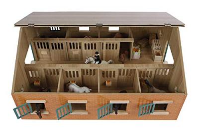 Kids Globe globe paardenstal met 7 boxen, 1:24 - thumbnail