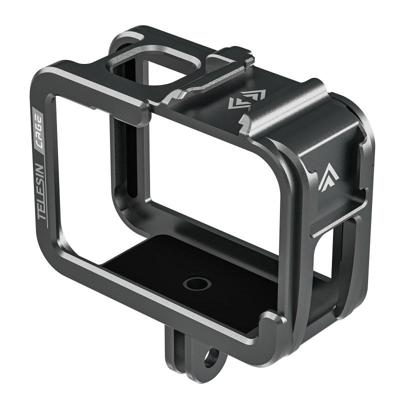 Telesin metalen cage voor GoPro 13/12/11/10/9 met horizontale en verticale montage