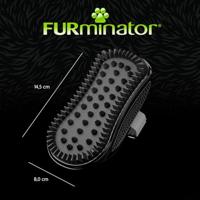 FURminator - rubberen borstel voor honden en paarden - L - thumbnail