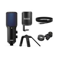 Rode NT-USB+ Condensatormicrofoon Statief Zendmethode:USB Incl. standaard, Incl. kabel USB USB Zwart - thumbnail