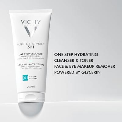 Vichy Pureté Thermale 3in1 One Step Cleanser Sensitive Skin & Eyes
